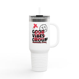 Good Vibes Groupp Vibes Vault Logo Tumbler with Globe Stars