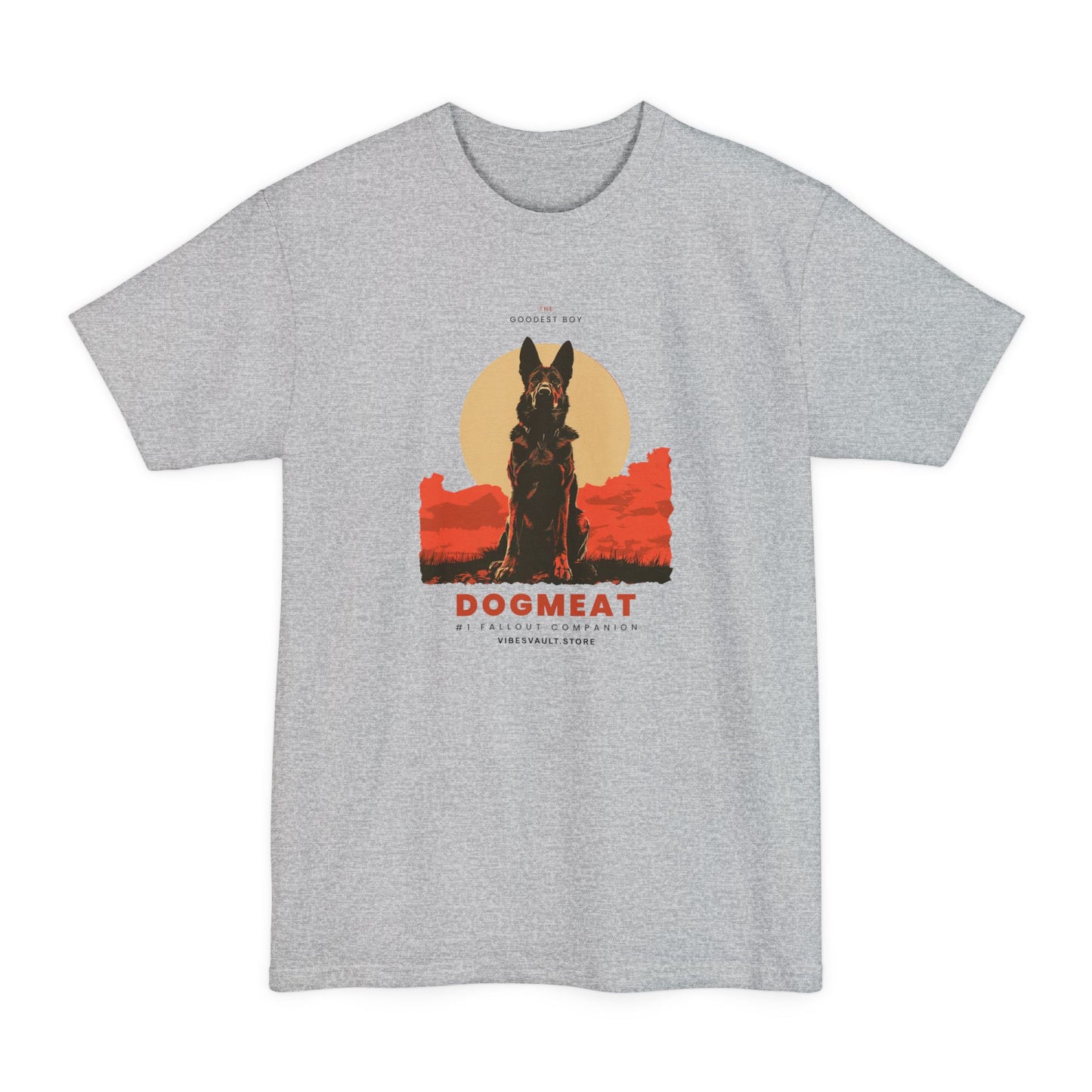 Dogmeat Retro Desert T-Shirt — Fallout-Inspired Dog Poster Tee