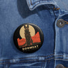 Dogmeat Retro Pin Button — Vintage Fallout-Inspired Dog Companion Badge