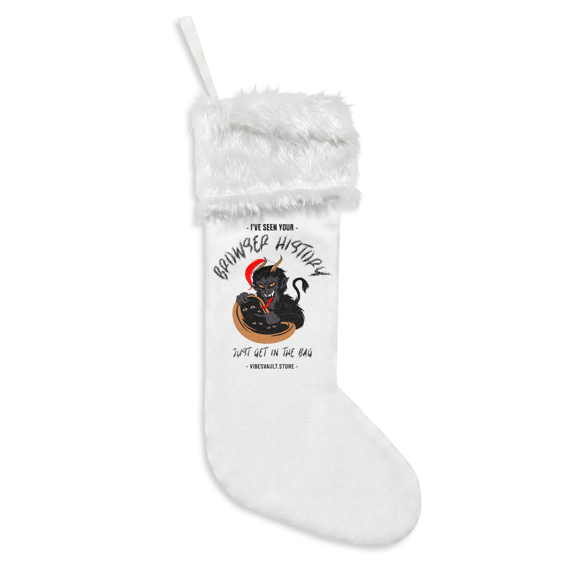 HOLIDAY Krampus Basket Christmas Stockings (Flannel)