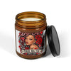 Red Roses Chrome Portrait Amber Jar Soy Candle