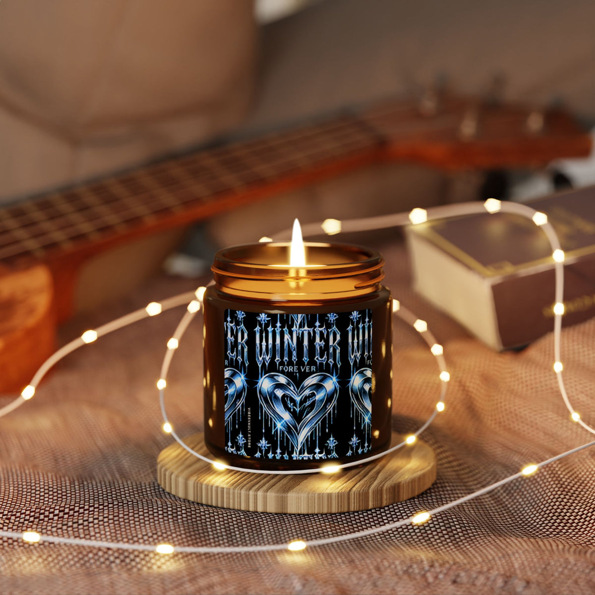 Winter Forever Amber Jar Soy Candle