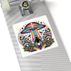 Rainbow UFO Sticker