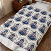 Velveteen Plush Blanket – Winter Ice Queen Patterned Throw
