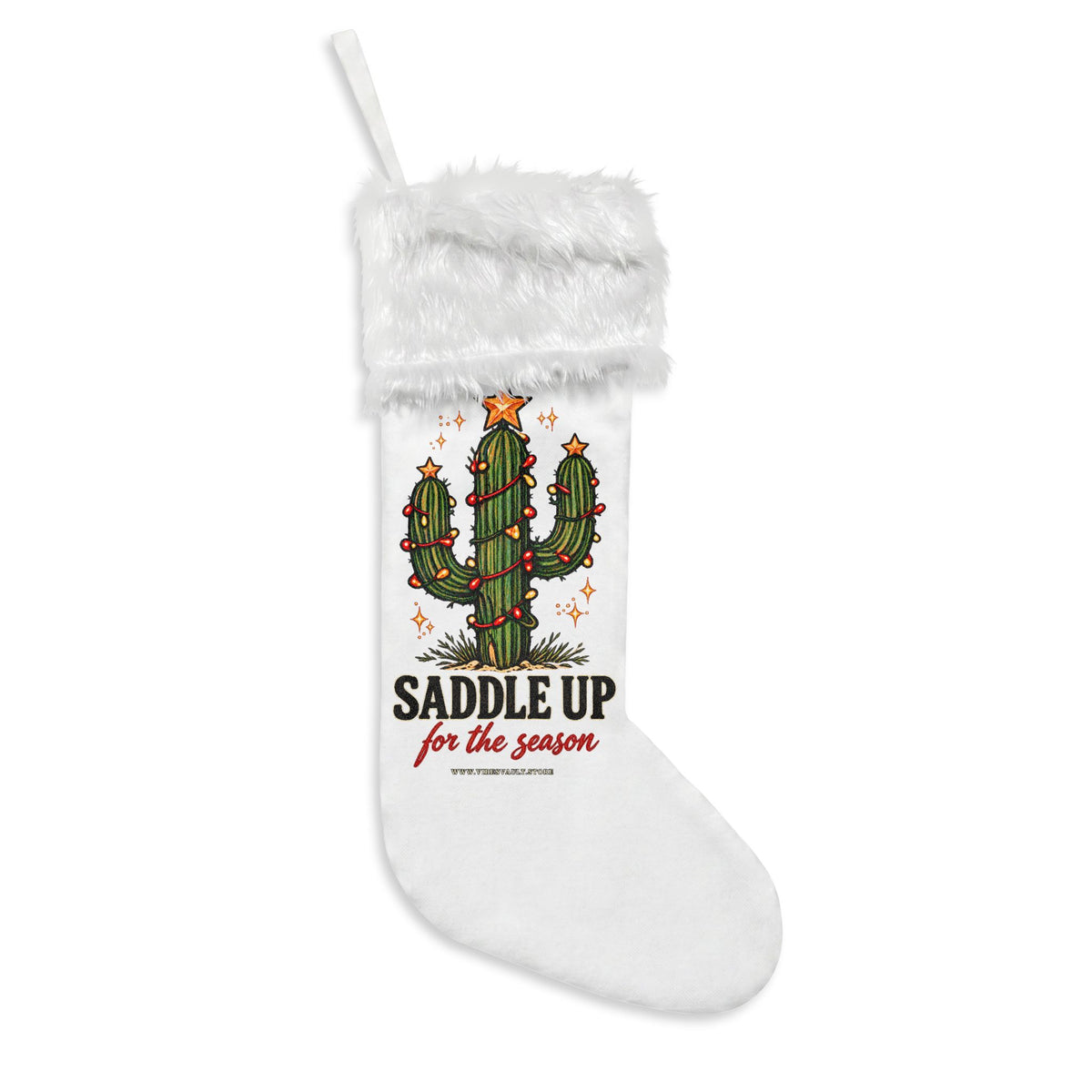 HOLIDAY Saddle Up for the Season Christmas Stockings (Flannel)