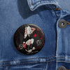 Demon Queen Pin - Street Spray Paint Button Badge - Fall Halloween 2026
