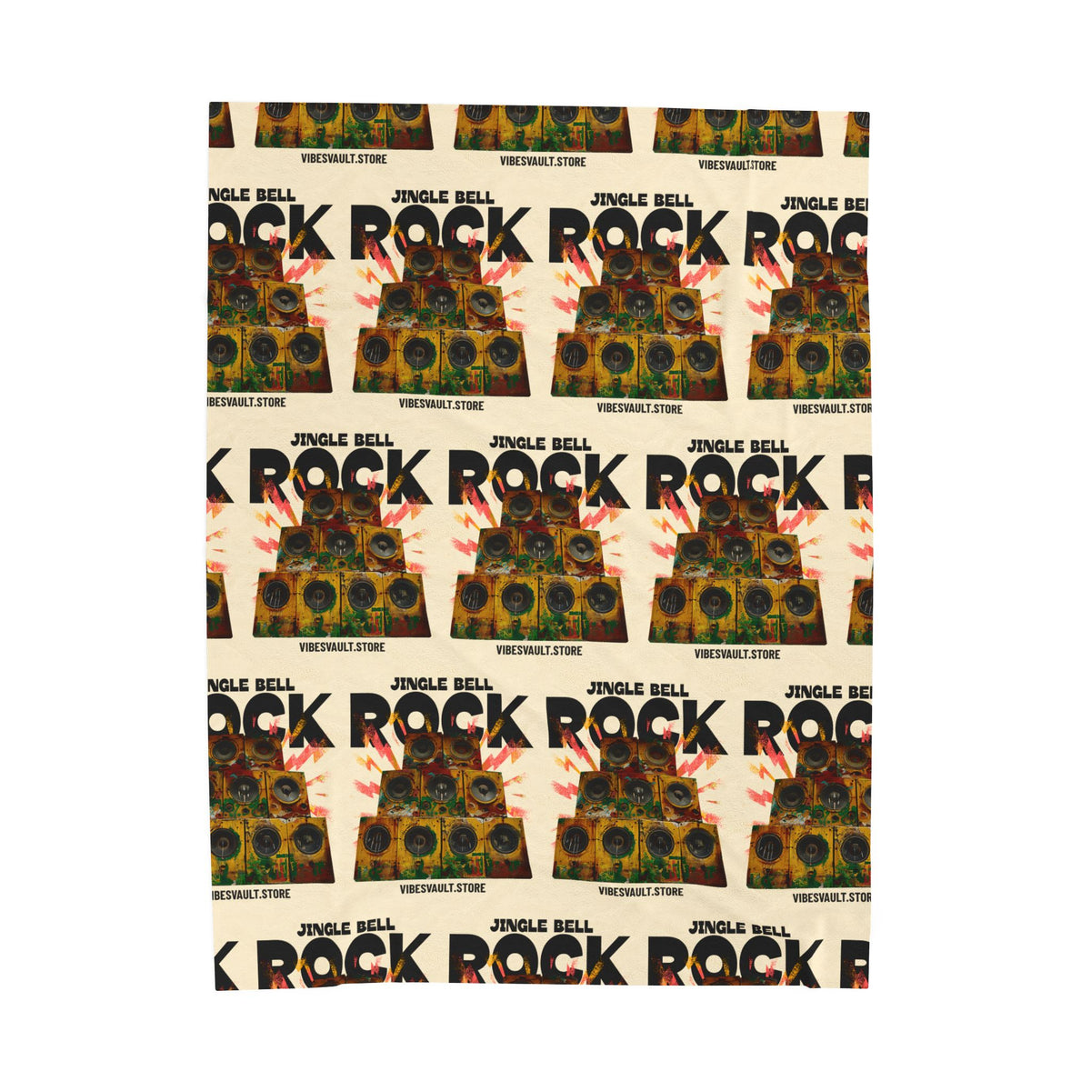 Jingle Bell Rock Plush Blanket