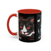 Halloween Cat Coffee Mug — Two-Tone Accent 11/15oz - Fall Halloween 2026