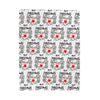 HOLIDAY Skeleton Heart Velveteen Plush Blanket