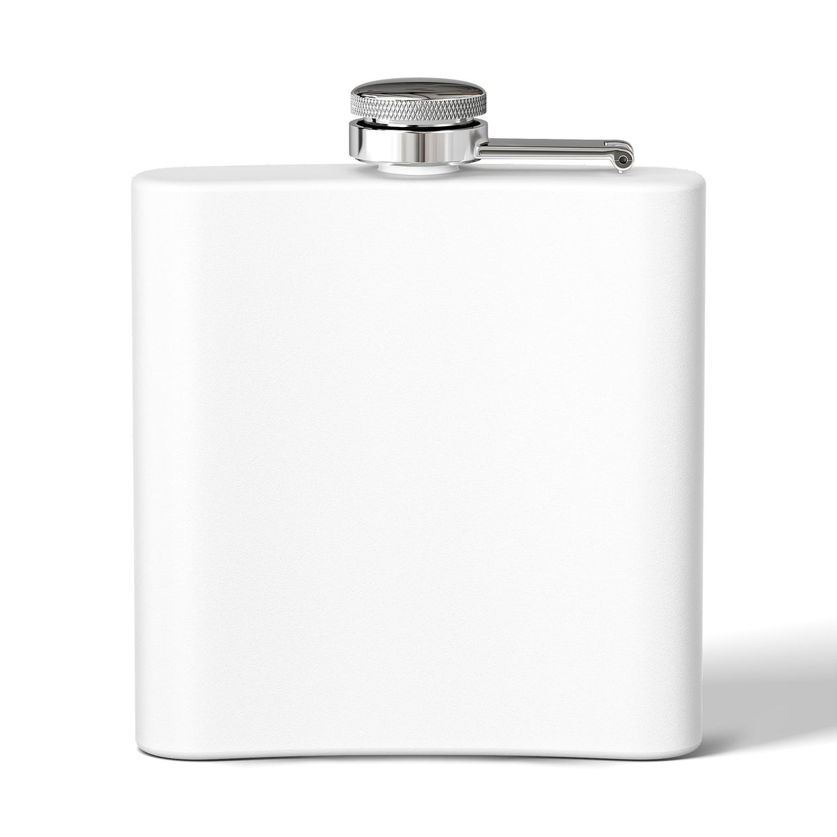 Red Roses Chrome Portrait Stainless Steel Flask 6oz