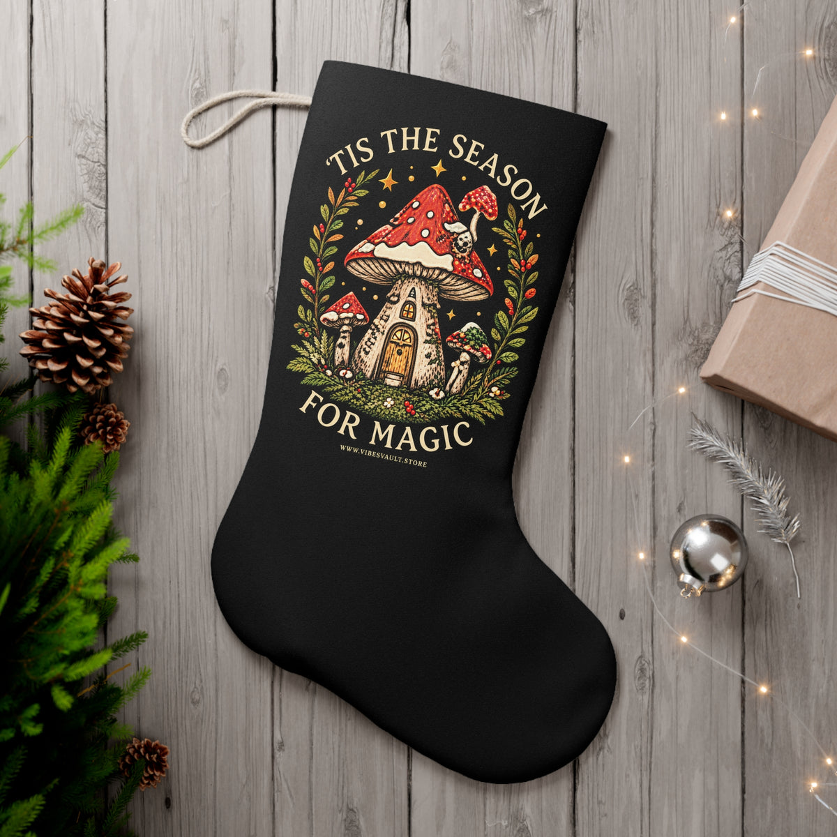 HOLIDAY Season for Magic Santa Stocking