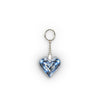 Blue Swirl Heart Plush Keychain — Custom Mini Shape Accessory