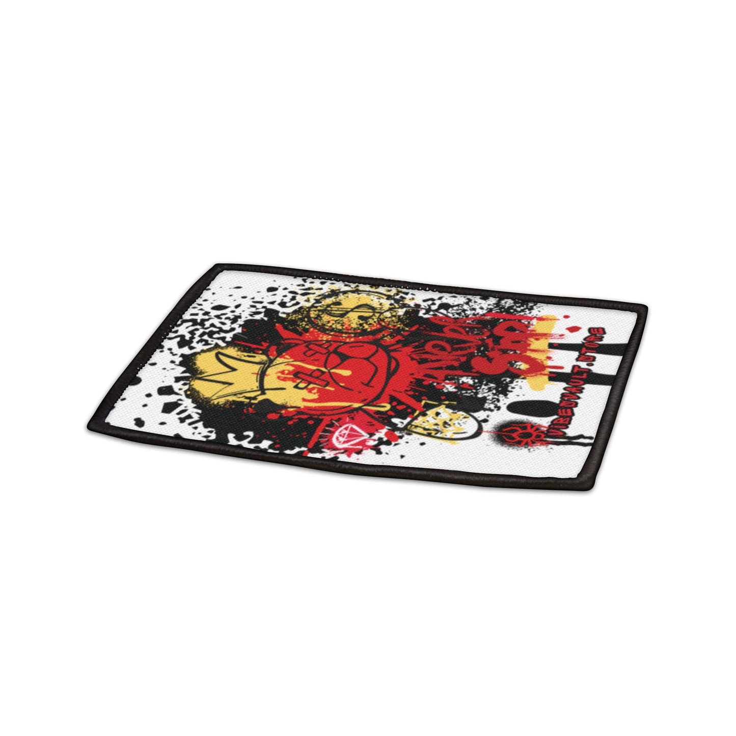 King Teddy Bear Iron-On Patch