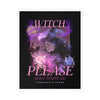 Witch Please Vinyl Sticker — 'Don't Tempt Me' Gothic Witchy Kiss-Cut Decal— Halloween 2026