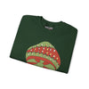 Mushroom Tree Crewneck Sweatshirt — Festive Toadstool Holiday Graphic