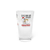 Funny Christmas Pint Glass — “When You’re Dead Inside But It’s Christmas” 16oz Beer Glass