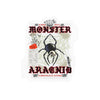 Monster Arachnid Kiss-Cut Vinyl Sticker — Gothic Spider Decal — Halloween 2026
