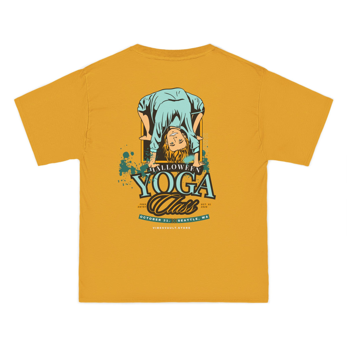 Halloween Yoga Class- T-shirt Top - Graphic Tee - Fall 2026