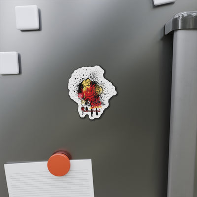 King Teddy Bear Magnets Refrigerator Die-Cut