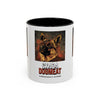 Dogmeat CX404 Accent Coffee Mug — Retro Pilot German Shepherd Gift (11/15oz)