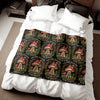 Fungi Magic Is in the Season Mushroom Holiday Sweatshirt Blanket
