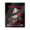 Demon Queen Kiss-Cut Vinyl Decal — Gothic Punk Sticker ("Unhinged Evil")— Halloween 2026