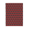HOLIDAY Red Bow Velveteen Plush Blanket