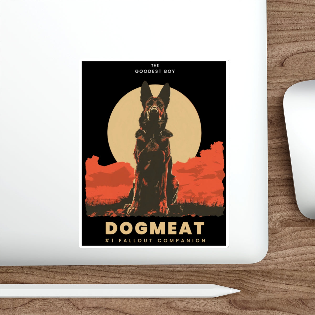 Dogmeat Die-Cut Sticker — 'The Goodest Boy' Fallout Companion Gaming Decal