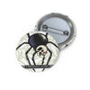 Monster Spider Pin - Black and Red Evil Eyes - Button Badge - Fall Halloween 2026