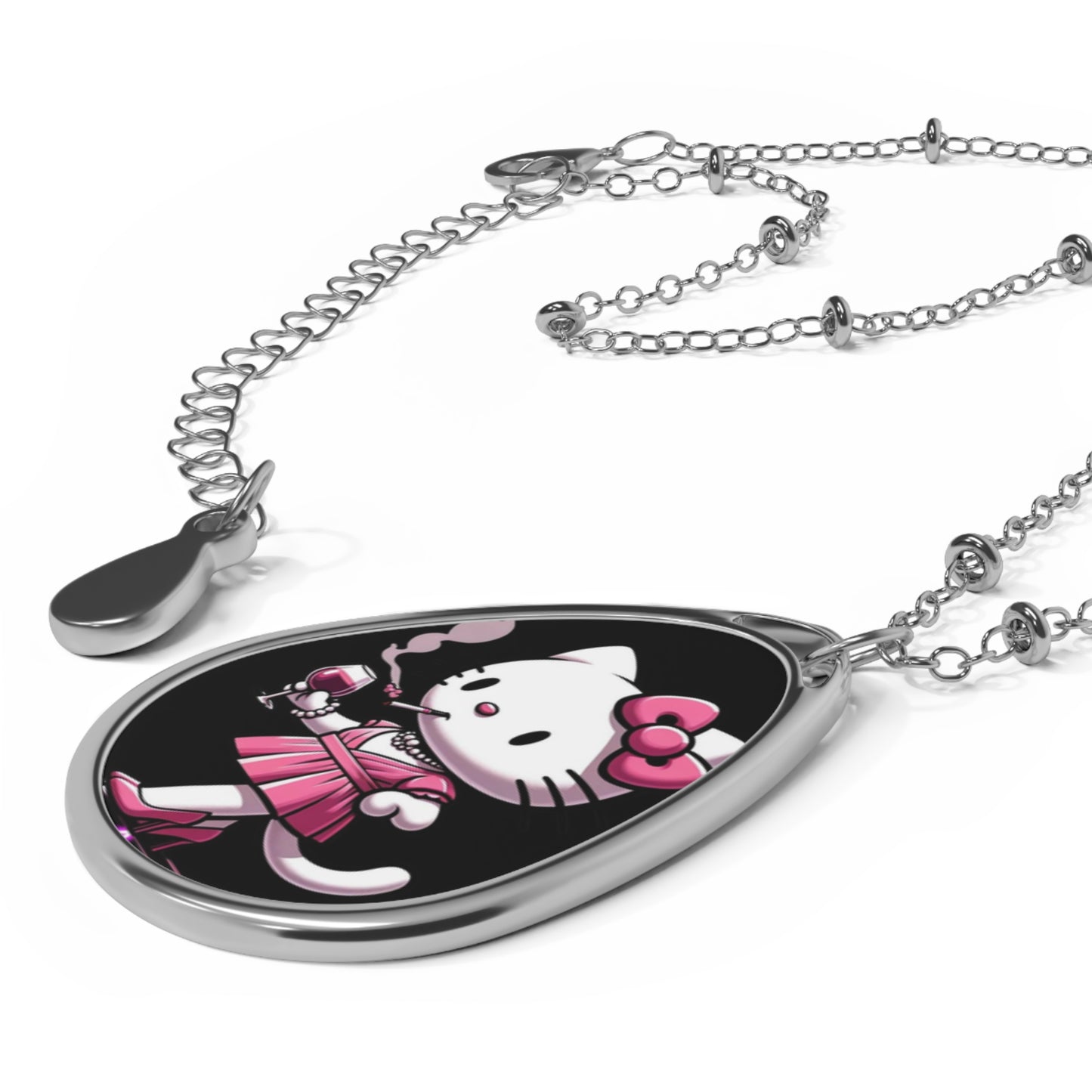 Pink Kitty Queen Necklace - Cannabis Culture