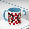 Coffee Mug — Red Rocket Corp Retro Rocket Logo Accent Mug (11/15oz)