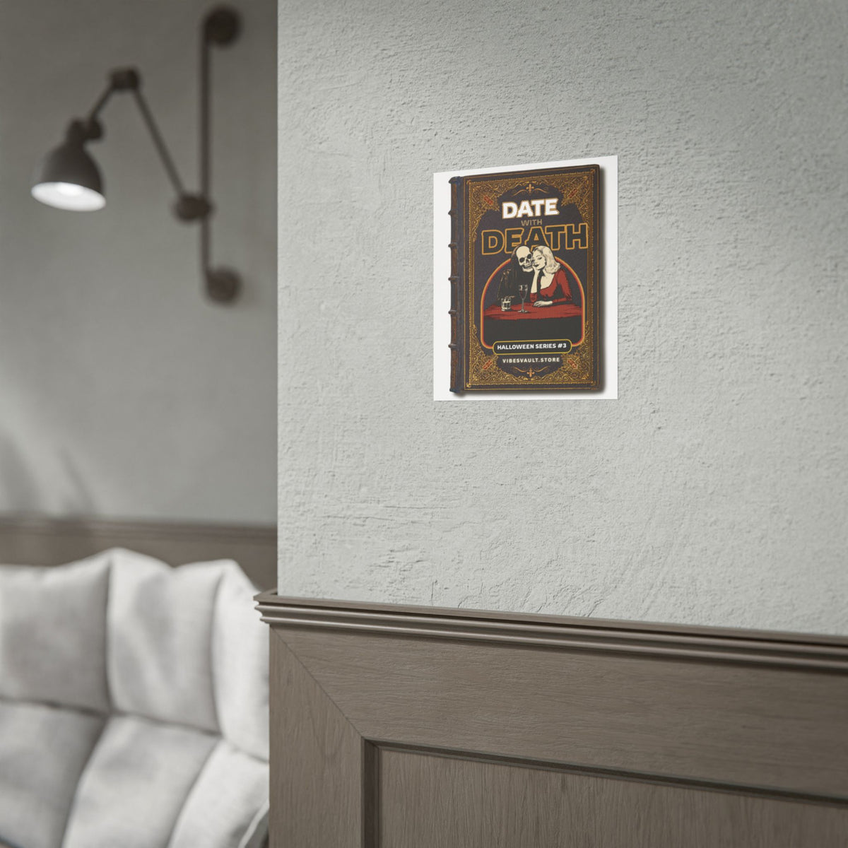 Date with Death Poster - Book Cover - Halloween Fall - Decorations