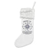 HOLIDAY Stardust and Snowflakes Christmas Stockings (Flannel)