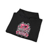 Pink Heart Chrome Eye Gildan Heavy Blend Hoodie