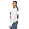 Crewneck Sweatshirt — Cozy Cat by the Fireplace Graphic