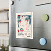 Blood Demons Kiss-Cut Vinyl Decal — Retro Horror Sticker ("You Can't Hide From Blood Magic") — Halloween 2026