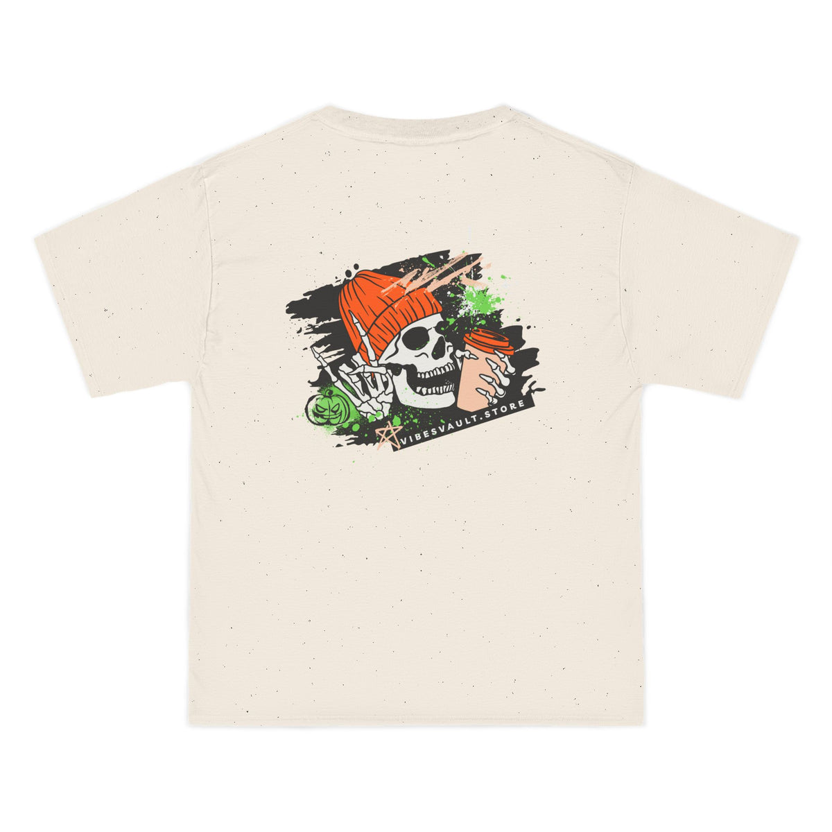 Love Fall Skull Coffee Rock - T-shirt Top - Retro Graphic Tee - Fall Halloween 2026