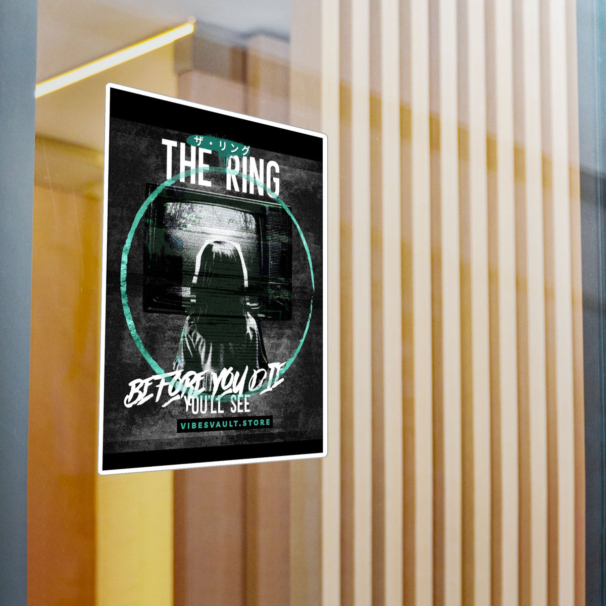 The Ring Horror Movie Kiss-Cut Vinyl Decal — “Before You Die You’ll See”— Halloween 2026