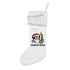 HOLIDAY Santa Burning Money Christmas Stockings (Flannel)