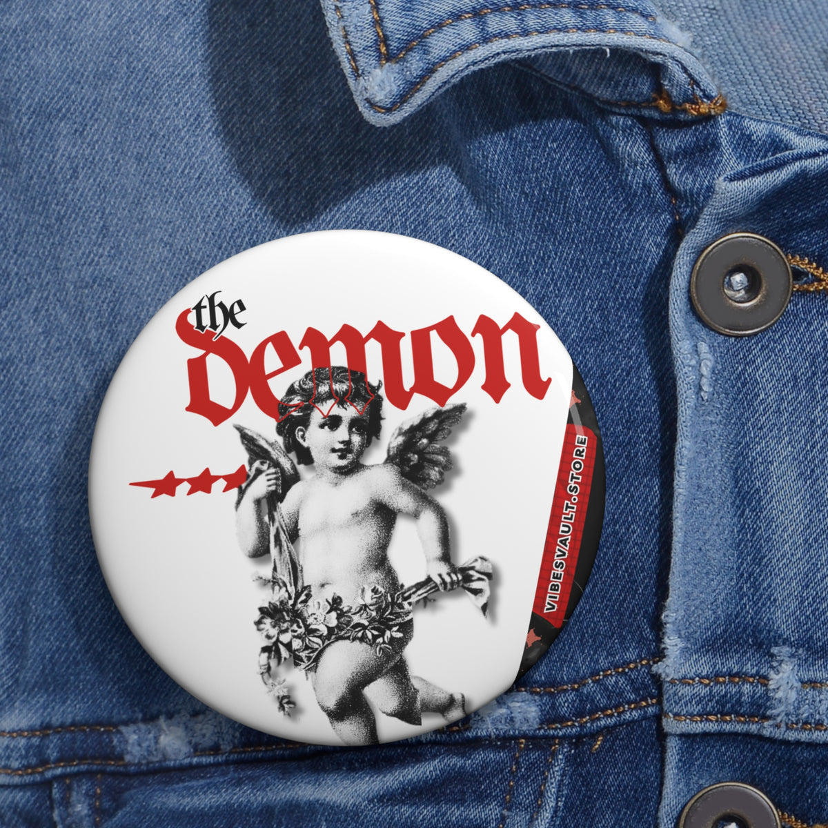 The Demon Button Badge - Fall Halloween 2026