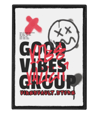 Good Vibes Group Vibes Vault Logo Iron-On Patch