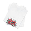 Red Heart Chrome Eye Bella+Canvas Jersey Tee