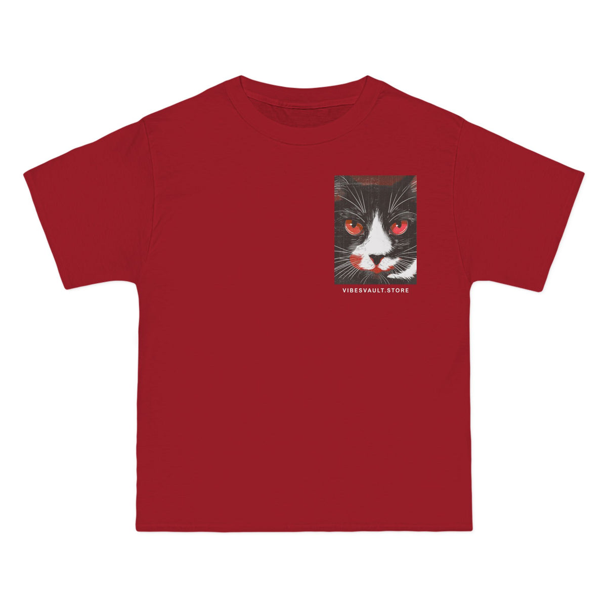 Red Halloween Magazine Cat Edition - T-shirt Top - Retro Fall Witch Wizard Magic -Graphic Tee - Fall Halloween 2026