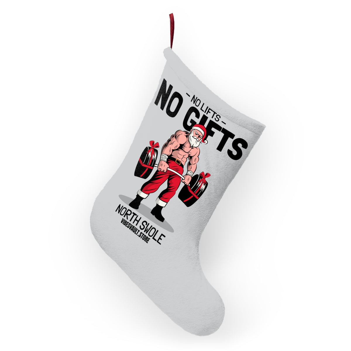 HOLIDAY Santa Lifting Gifts Christmas Stockings