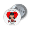 Pin Button — "You're Just My Blood Type" Vampire Heart Badge - Fall Halloween 2026