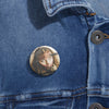Creepy Comb Face Queen Button Pin - Scary Movie Inspo - Fall Halloween 2026