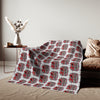 Red Heart Chrome Eye Sweatshirt Blanket