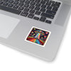 Sticker Rainbow UFO Space