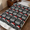 Merry Chaos Christmas Velveteen Plush Blanket