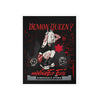 Demon Queen Kiss-Cut Vinyl Decal — Gothic Punk Sticker ("Unhinged Evil")— Halloween 2026